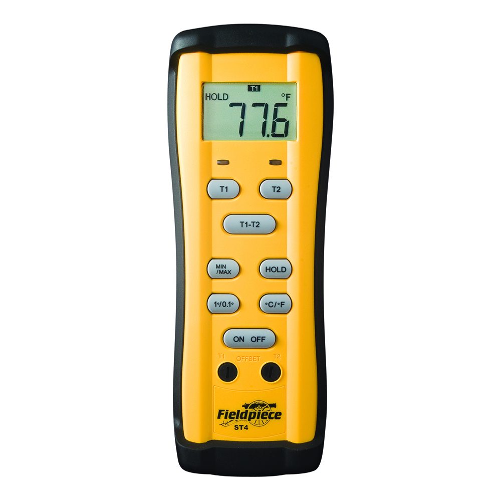 Fieldpiece USA - ST4 – Termometro con 2 termocoppie tipo k (misuratore di doppia temperatura)