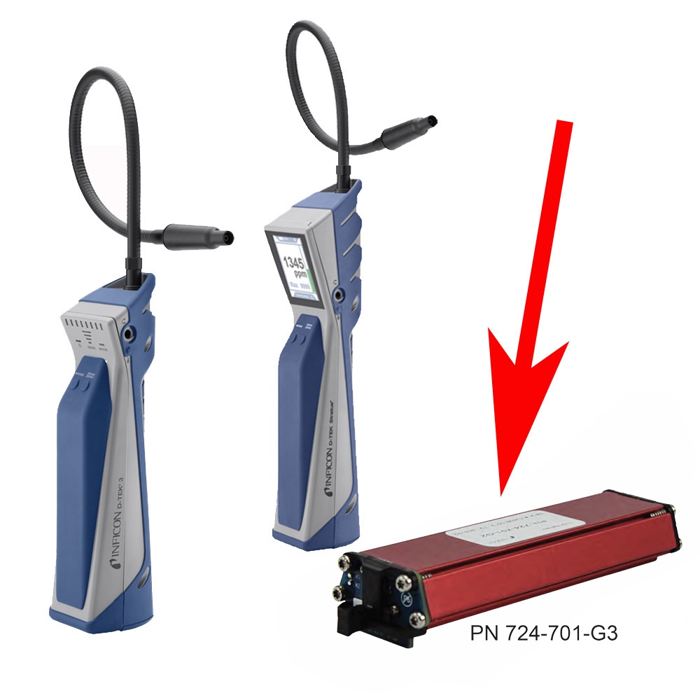 Sensore HC per gas refrigeranti R290 e R600a (adatto per cercafughe Inficon D-TEK STRATUS e D-TEK 3 - solo sensore, cercafughe non incluso)