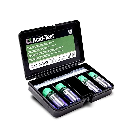 ACID TEST - 4 per confezione adatto per oli POE - ABZ - PAO - PAG - PVE - MINERALE