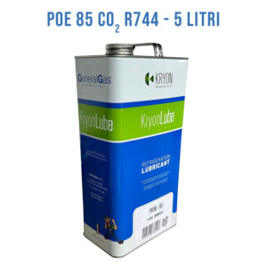 Olio Lubrificante HVACR KryonLube POE 85 CO2 - poliestere - Confezione in metallo da 5 lt.